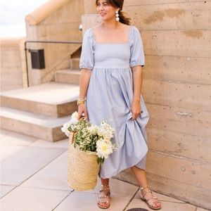 Smash Tess Jillian Harris Sunrise blue midi dress